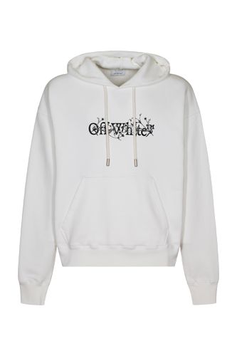 Off- Bookish Flower Skate Hoodie - Off-White - Modalova