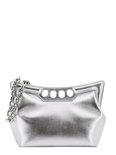 Laminated Logo Printed Shoulder Bag - Alexander McQueen - Modalova