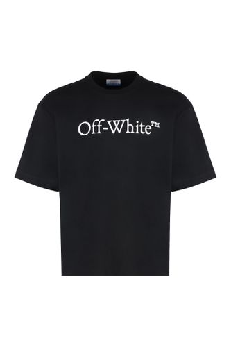 Off-White Cotton Crew-neck T-shirt - Off-White - Modalova