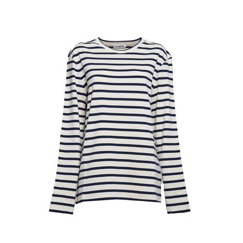 Striped Crewneck Sweatshirt - Jil Sander - Modalova