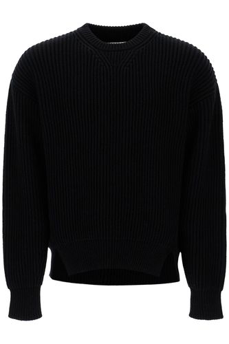 Oversized Ribbed Wool Pul - Jil Sander - Modalova