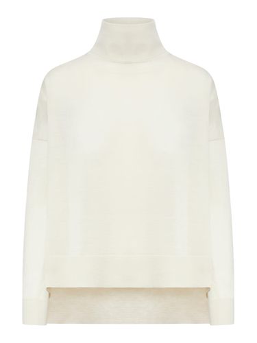 Oversized Turtleneck Sweater - Roberto Collina - Modalova