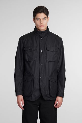 Ogston High-neck Waxed Jacket - Barbour - Modalova