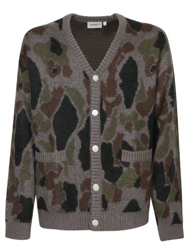 Carhartt Merton Camo Grey Cardigan - Carhartt - Modalova