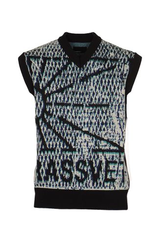 V-neck Embroidered Sleeveless Top - Rassvet - Modalova