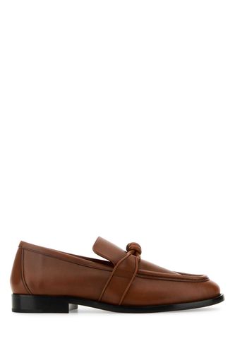 Caramel Leather Astaire Loafers - Bottega Veneta - Modalova