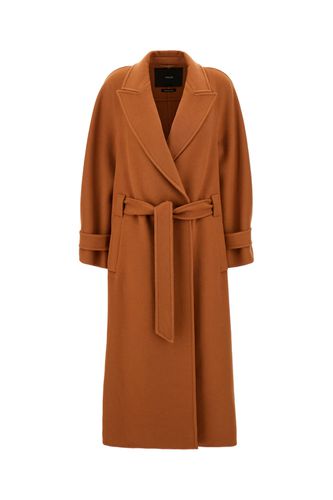 Brick Cashmere Coat - Max Mara Atelier - Modalova