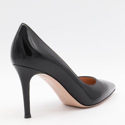 Gianvito Rossi Black Leather Pumps - Gianvito Rossi - Modalova