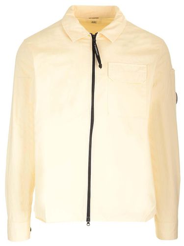 C. P. Company Zip Up Collared Shirt - C.P. Company - Modalova