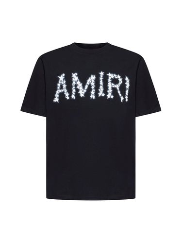 Stars Logo Printed Crewneck T-shirt - AMIRI - Modalova