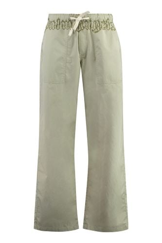 Palm Angels Cotton Trousers - Palm Angels - Modalova