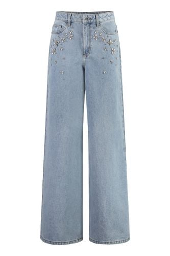 Self-portrait Wide-leg Jeans - self-portrait - Modalova