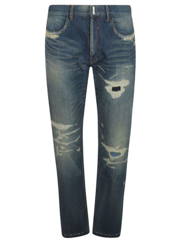 Straight Fit 5 Pockets Jeans - Givenchy - Modalova