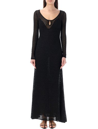 Openwork Lurex Scoop Neck Long Dress - Tom Ford - Modalova