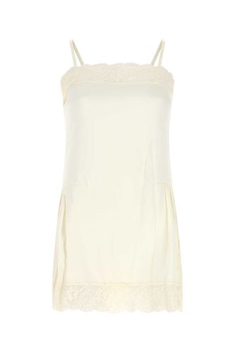 Ivory Satin Mini Dress - Maison Margiela - Modalova