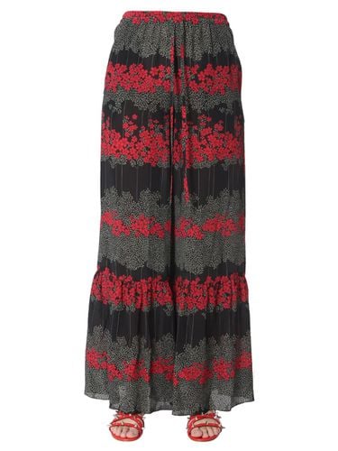 Dreaming Peony Print Trousers - RED Valentino - Modalova