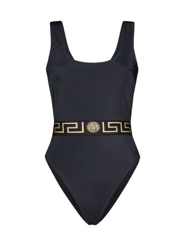 One Piece Swimsuit With Greek - Versace - Modalova