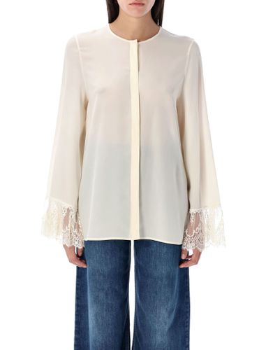 Chloé Fluid Blouse With Lace Cuffs - Chloé - Modalova