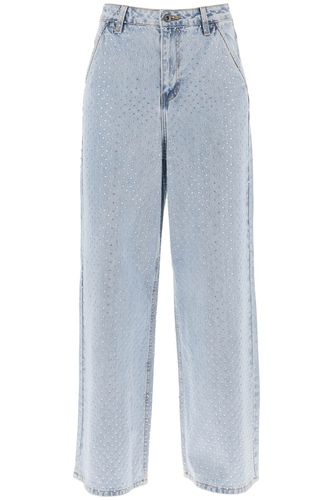 Light Blue Cotton Jeans - self-portrait - Modalova