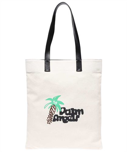 Palm Angels Canvas Shopping Bag - Palm Angels - Modalova