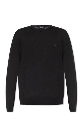 Logo-embroidered Crewneck Knitted Jumper - Etro - Modalova