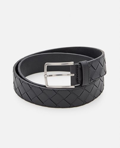 Intreccio Leather Belt - Bottega Veneta - Modalova