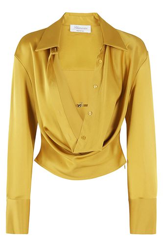 Blumarine Raso Blouse - Blumarine - Modalova