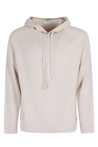 Maglia Hoodie Lana Merinos - Paolo Pecora - Modalova