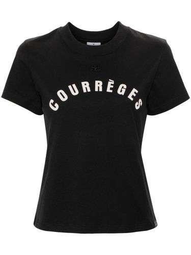 Logo Printed Crewneck T-shirt - Courrèges - Modalova
