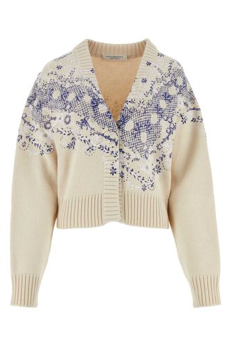 Sand Cotton Blend Oversize Cardigan - Philosophy di Lorenzo Serafini - Modalova