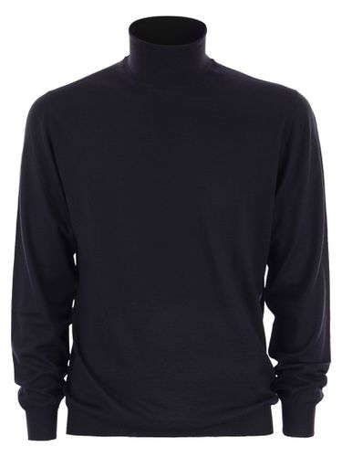 Derby - Wool Turtleneck Sweater - Fedeli - Modalova