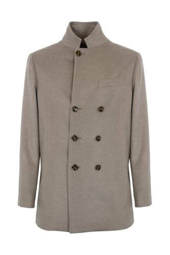 Shelby Coat In Wool And Cashmere - Barba Napoli - Modalova