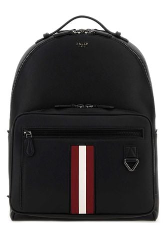 Black Leather Maverick Backpack - Bally - Modalova