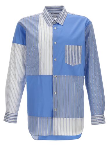 Patchwork Striped Shirt - Comme des Garçons Shirt - Modalova