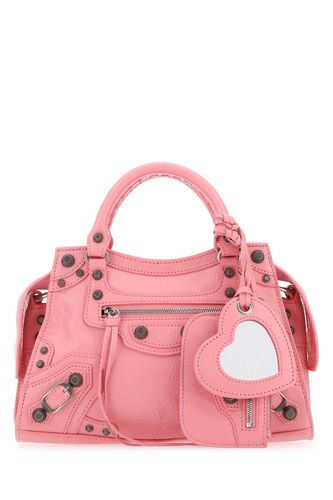 Pink Nappa Leather Neo Cagole Xs Handbag - Balenciaga - Modalova