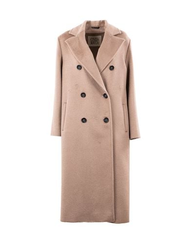 Cinzia Rocca Coats Beige - Cinzia Rocca - Modalova