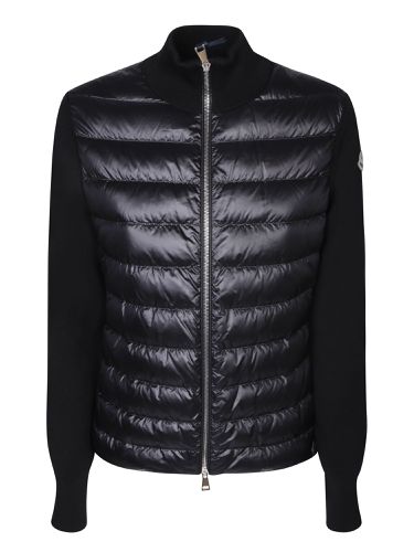 Moncler Black Padded Cardigan - Moncler - Modalova