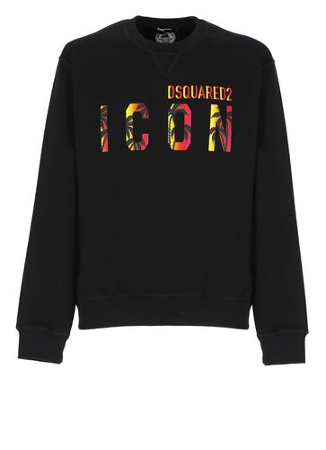 Sweatshirt With Logo Print - Dsquared2 - Modalova