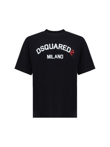 Logo Printed Crewneck T-shirt - Dsquared2 - Modalova