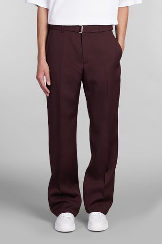 Lanvin Pants In Bordeaux Wool - Lanvin - Modalova