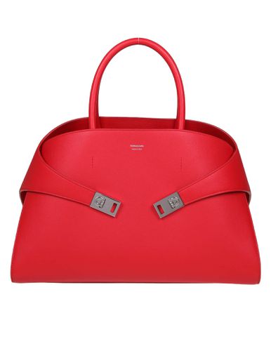 Hug Th M Bag In Leather - Ferragamo - Modalova