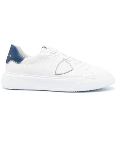 Temple Sneaker And Blue - Philippe Model - Modalova