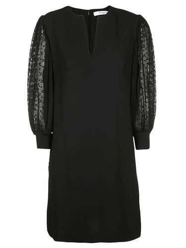 Givenchy Lace Sleeves Shift Dress - Givenchy - Modalova