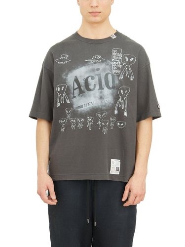 Graphic Printed Crewneck T-shirt - Mihara Yasuhiro - Modalova