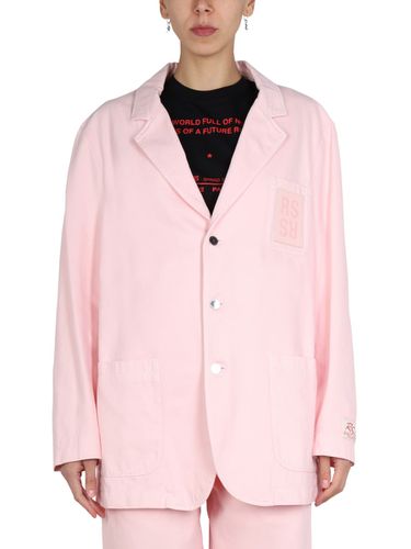 Raf Simons Logo Patch Jacket - Raf Simons - Modalova