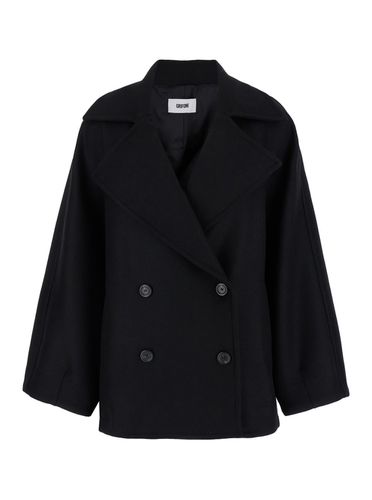 Oversize Double-breasted Jacket In Wool Woman - Mauro Grifoni - Modalova