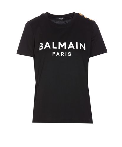 Balmain Logo T-shirt - Balmain - Modalova