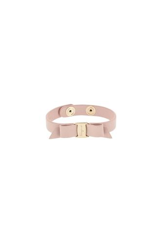 Ferragamo Vara Bow Leather Bracelet - Ferragamo - Modalova