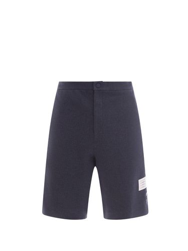 Logo Patch Bermuda Shorts - Thom Browne - Modalova