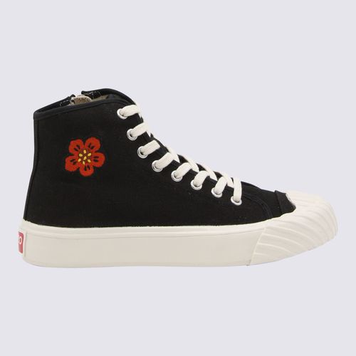 Kenzo Black Canvas Sneakers - Kenzo - Modalova